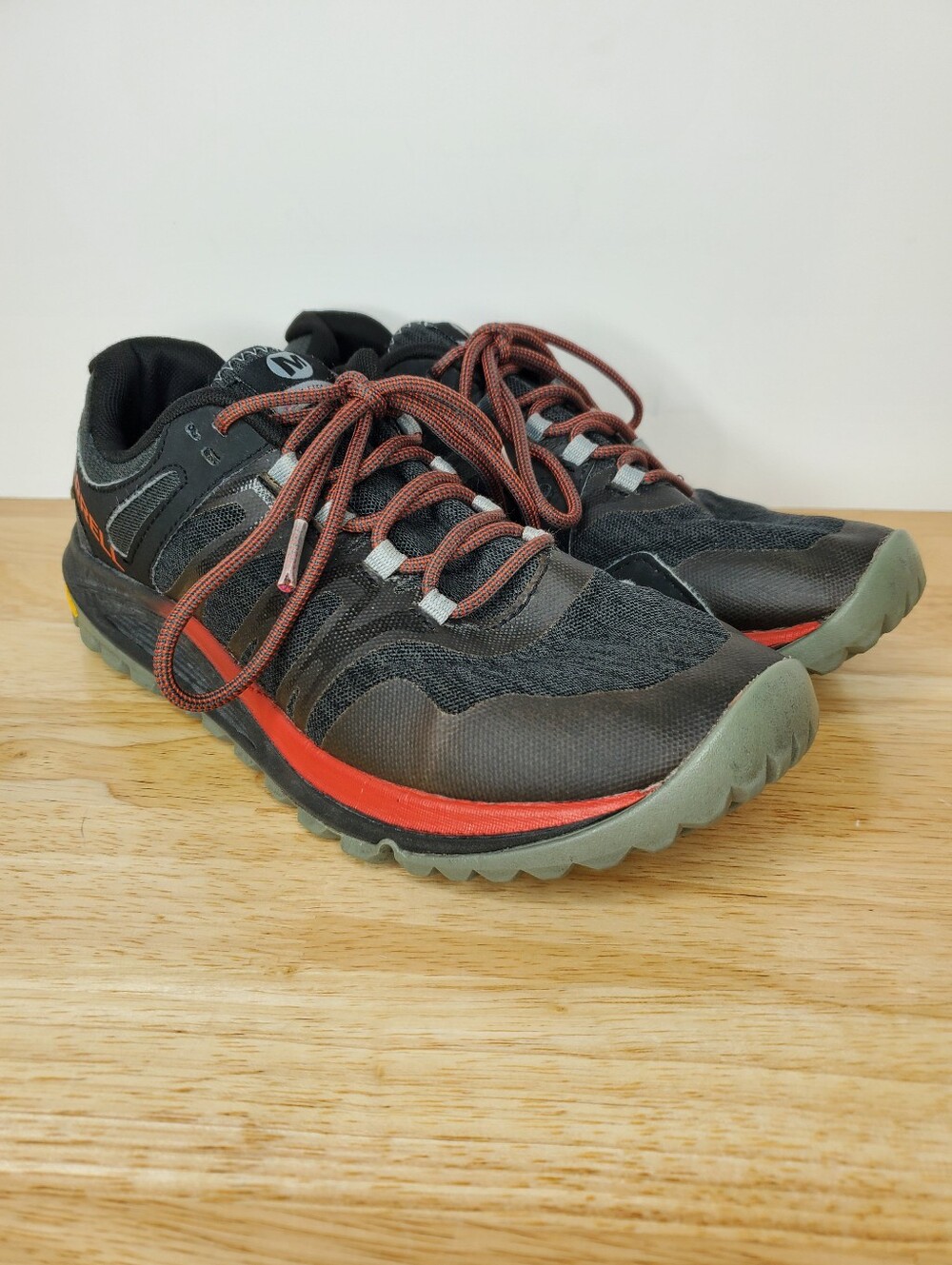 Merrell Nova Trail Running Shoes Mens Size 8 Black Sneakers J48821